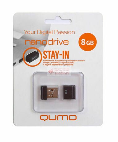 Флешка Qumo nanoDrive 8Gb