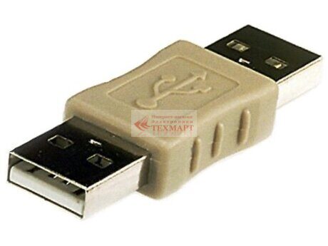 Переходник штекер USB A - штекер USB A