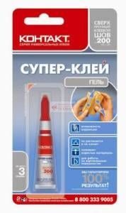 Супер-клей Контакт-гель 3 г