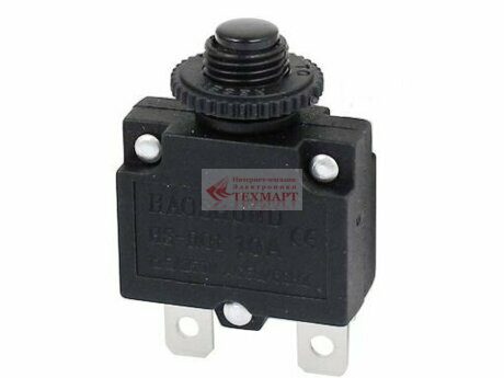 Предохранитель автоматический A-0709J 5А, 250V,выводы прямые