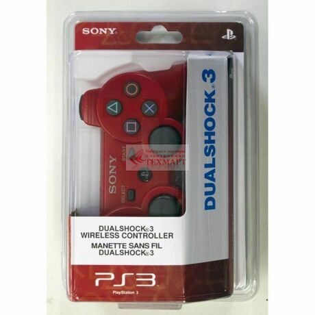 Джойстик для PlayStation 3 красный