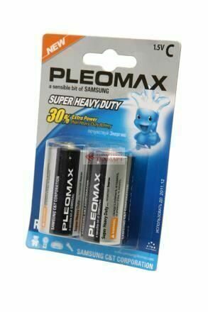 Батарейка PLEOMAX R14 BL2