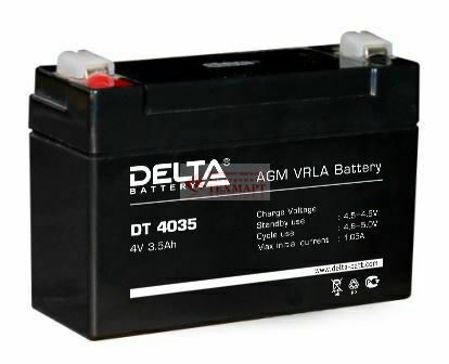 Аккумулятор 4V 3.5Ah Delta DT 4035