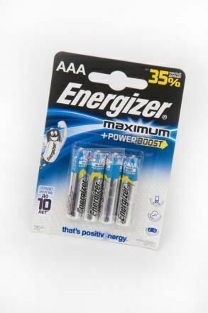 Батарейка Energizer Maximum+Power Boost LR03 BL4