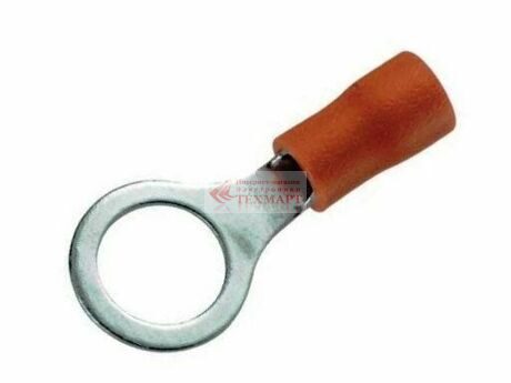 Клемма кольцо RV1.25-10, 10.5 мм (0.5-1.5mm) -красный-