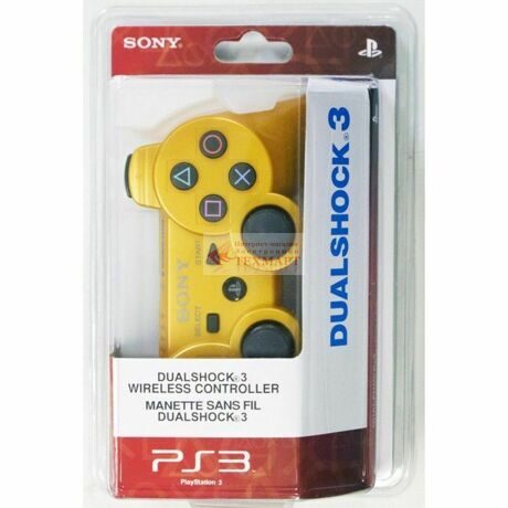 Джойстик для PlayStation 3 желтый