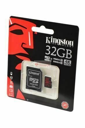 Карта памяти KINGSTON microSD 32GB  High-Capacity (Class 10) UHS-I U3 с адаптером BL1