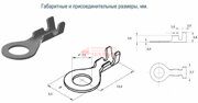 Клемма кольцо 3.2 мм (t=0.4) обжим латунь 0.5-1.5 mm2_1