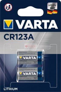 Батарейка литиевая VARTA Professional Lithium CR123A
