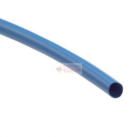 Термоусадочная трубка 4 мм 1м синяя