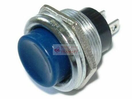 Кнопка RWD-306 OFF-(ON) 1.5A/250V 2c синяя