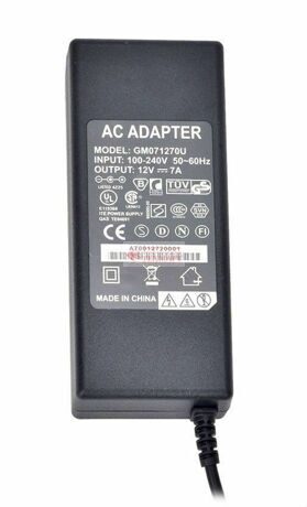 Блок питания 12V 7A 2,5/5,5 мм
