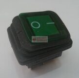 Выключатель KCD2 RWB-507 влагозащищенный IP55 OFF-ON neon 16A/250V 4c зеленый